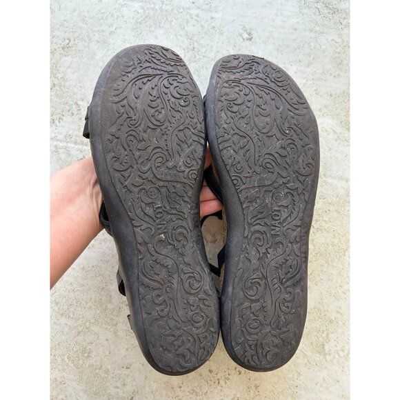 Naot Womens Strappy Black Leather Sandals Size 41 EU - Picture 10 of 10